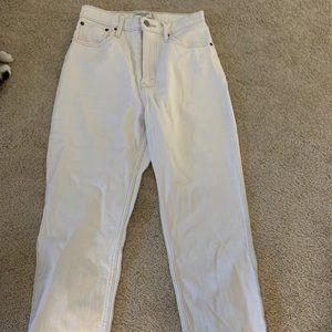 White Abercrombie and Fitch Jeans